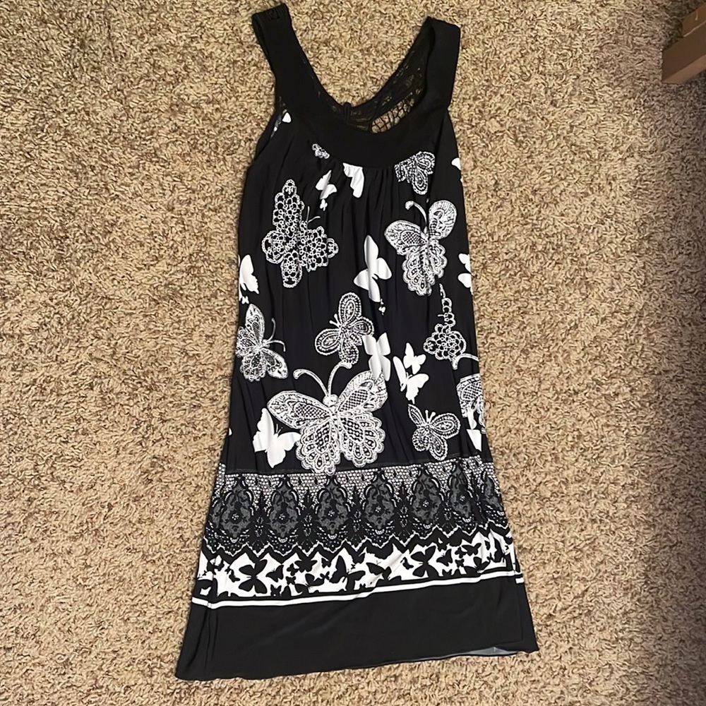 Saint tropes west butterfly print dress